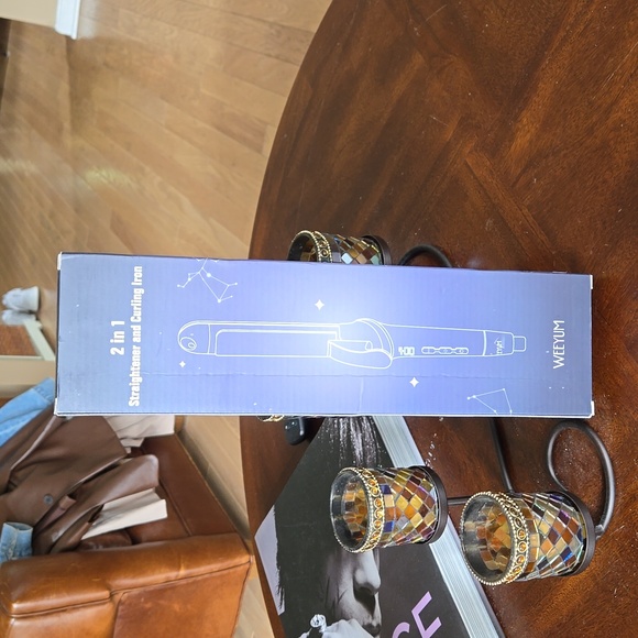 Weeyum Dual voltage 2 in 1 straightener-curling iron NWOT - Picture 3 of 6